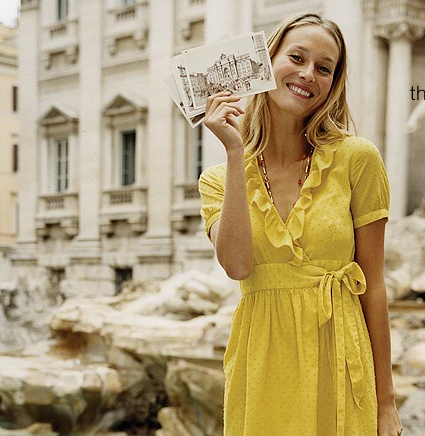 yellow dress